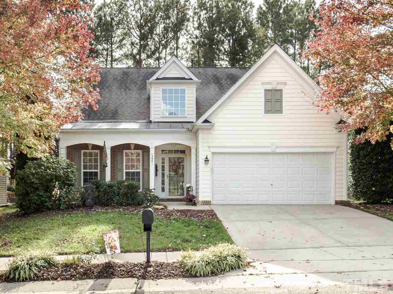 3901 Cathedral Bell Road Raleigh, NC 27614 - Photo 1 of 30 a front view of a house with garden