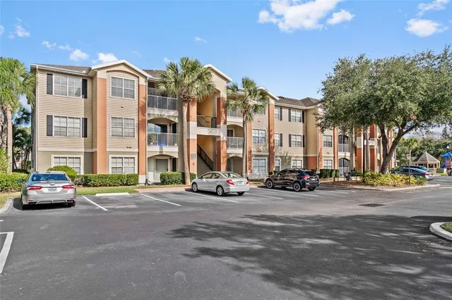 a car parked in front of a building