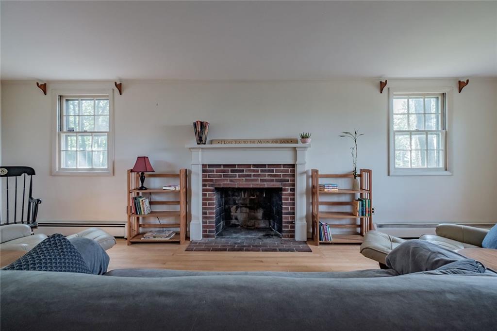 19 Trundy Road Cape Elizabeth, ME 04107 - Photo 8 of 35 Center Fireplace in formal living room.