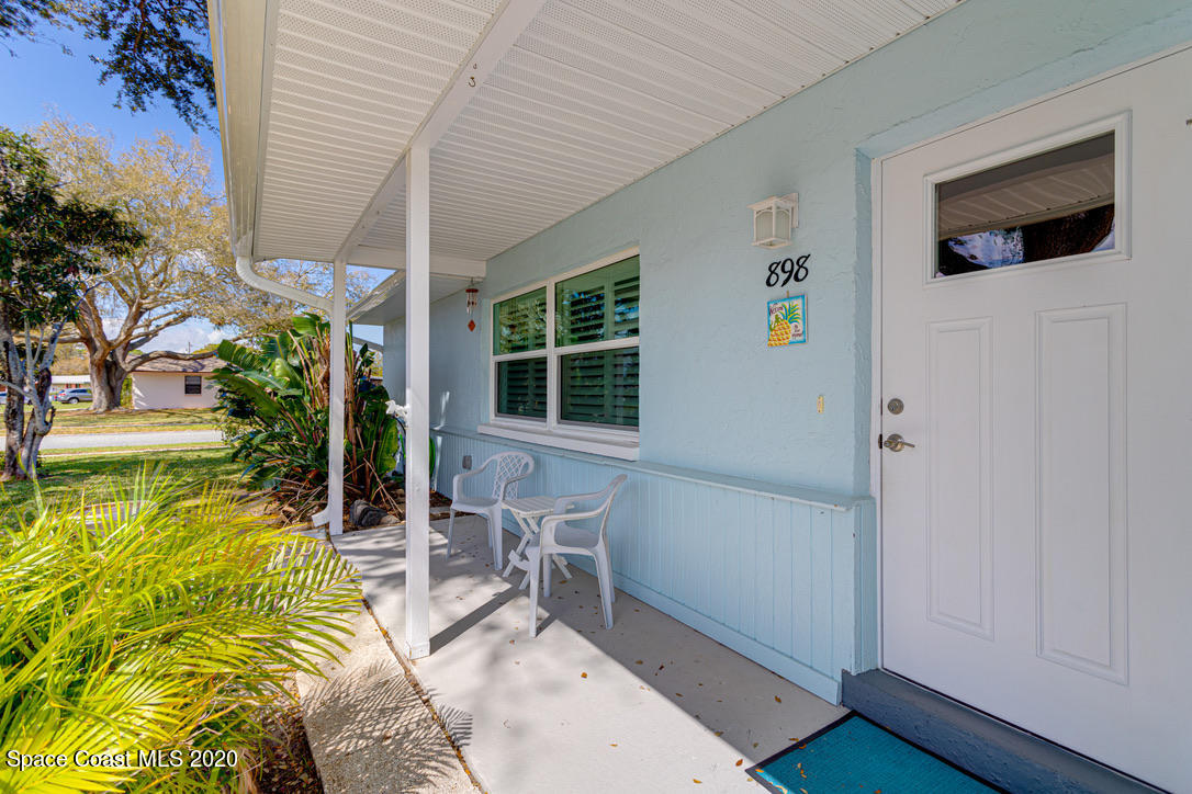898 Brunswick Lane Rockledge, FL 32955 - Photo 5 of 49 Enjoy the Quaint Porch