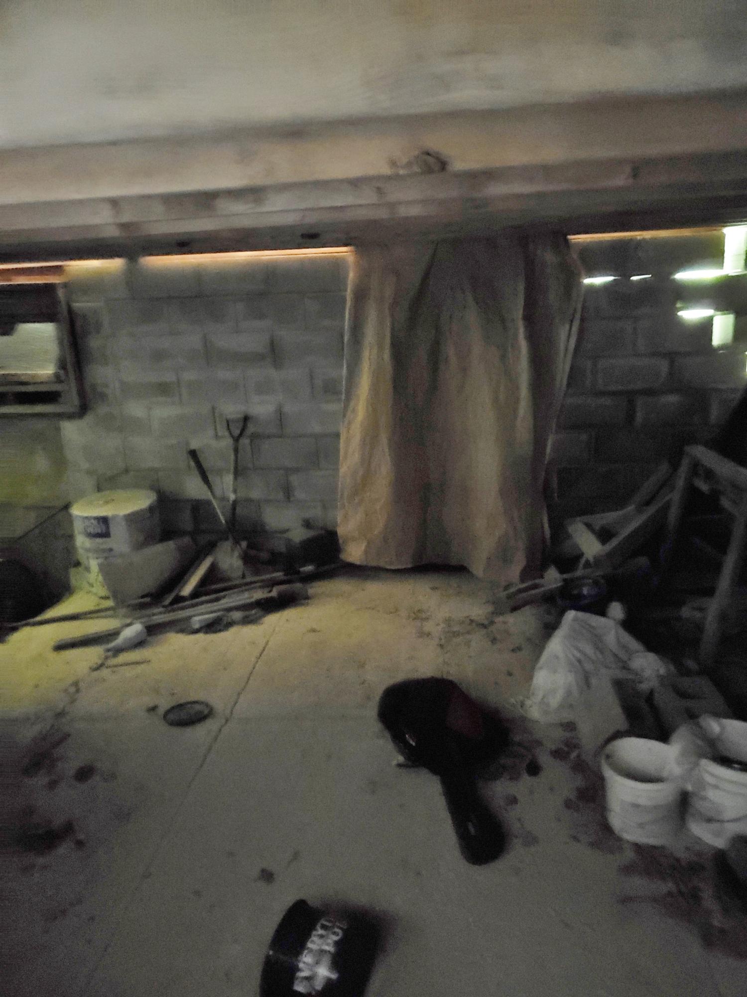 367 Backkingdom Road Mexico, ME 04257 - Photo 2 of 2 basement showing wall coming apart