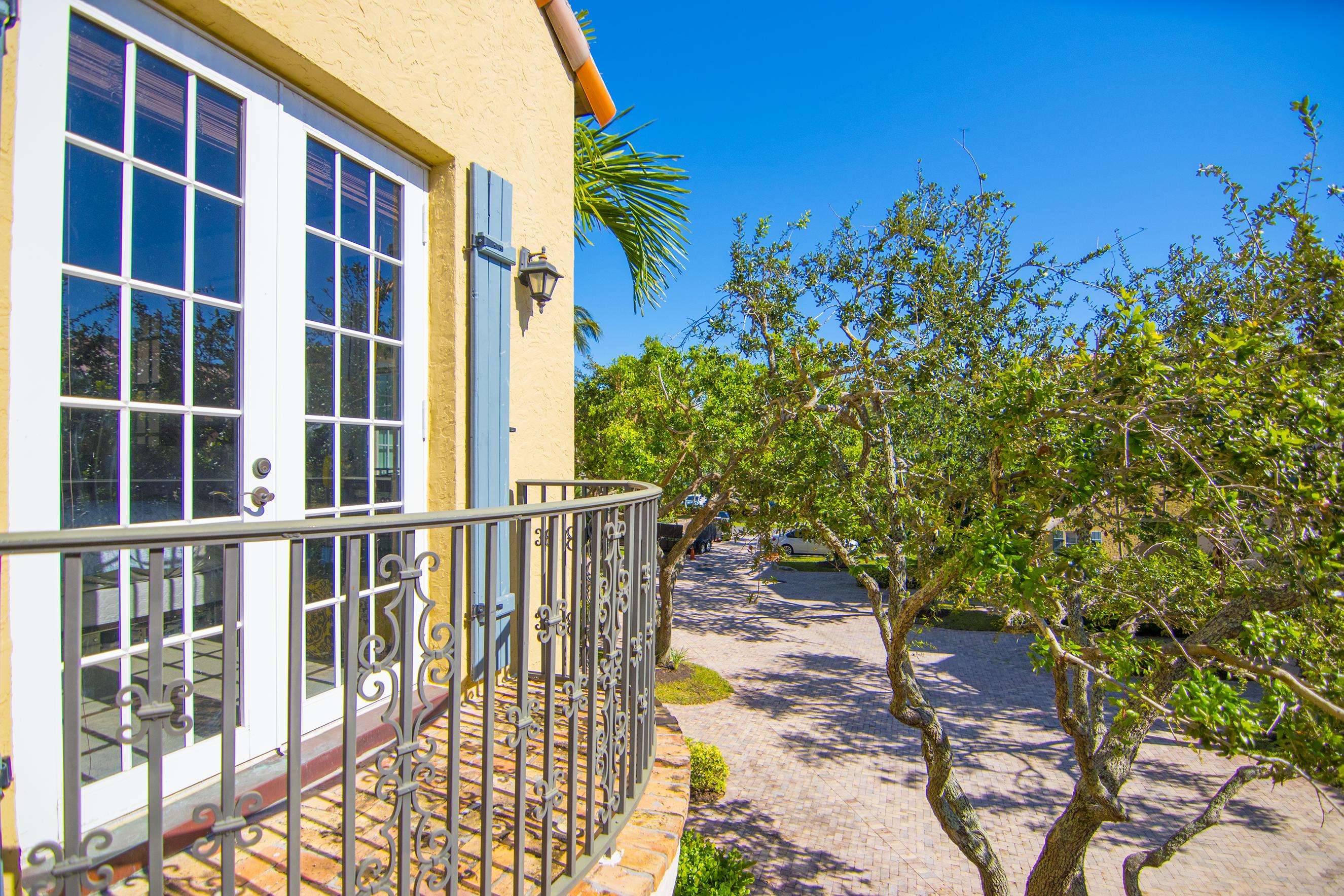 1025 Coralina Lane Delray Beach, FL 33483 - Photo 23 of 35 Upstairs Exterior Balcony