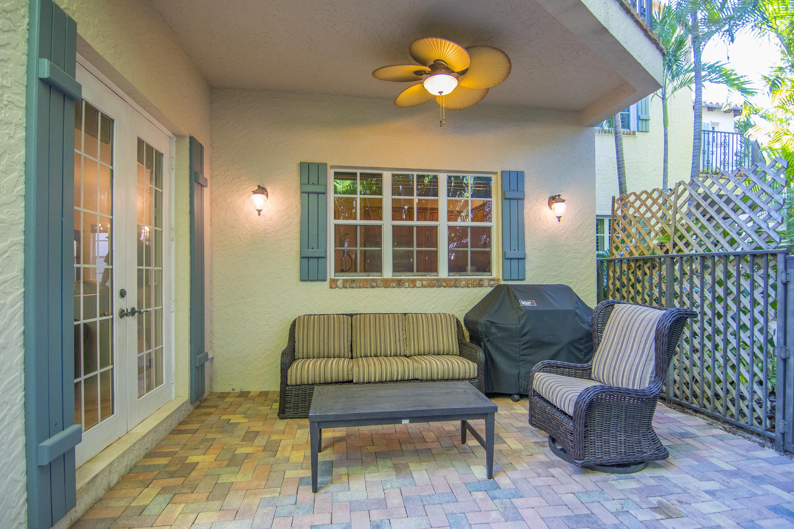 1025 Coralina Lane Delray Beach, FL 33483 - Photo 30 of 35 Downstairs Patio