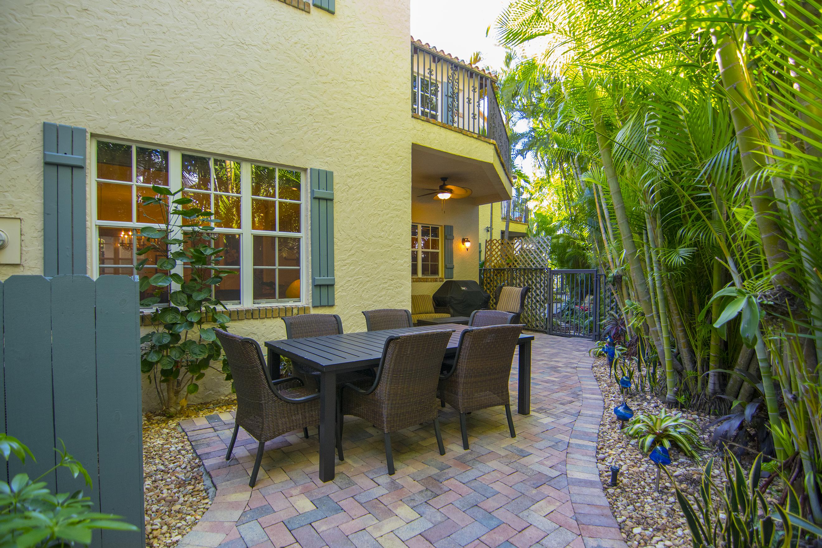 1025 Coralina Lane Delray Beach, FL 33483 - Photo 31 of 35 Downstairs Patio