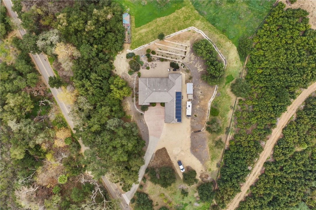 45600 La Cruz Drive Temecula, CA 92590 - Photo 11 of 75 an aerial view of residential house with outdoor space and trees all around
