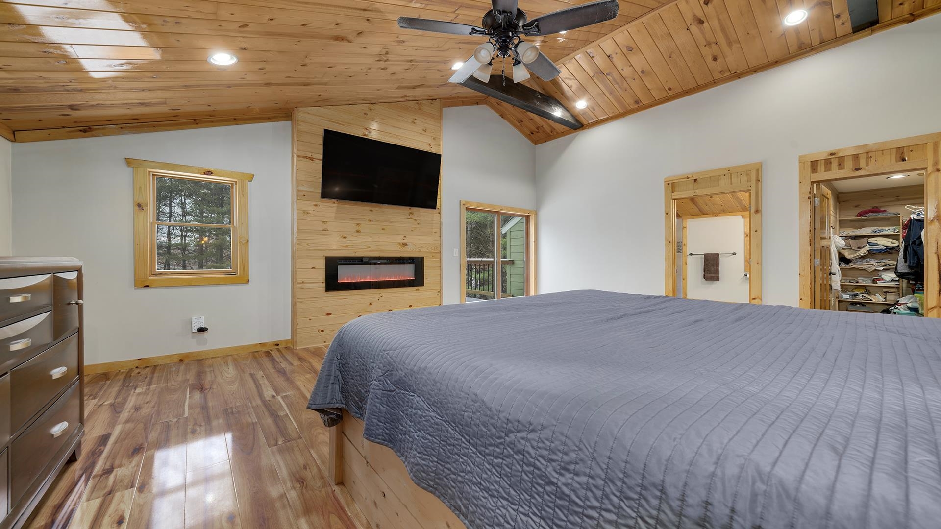 2063 Grand Detour Road Dixon, IL 61021 - Photo 17 of 44 a bedroom with a bed and a flat screen tv