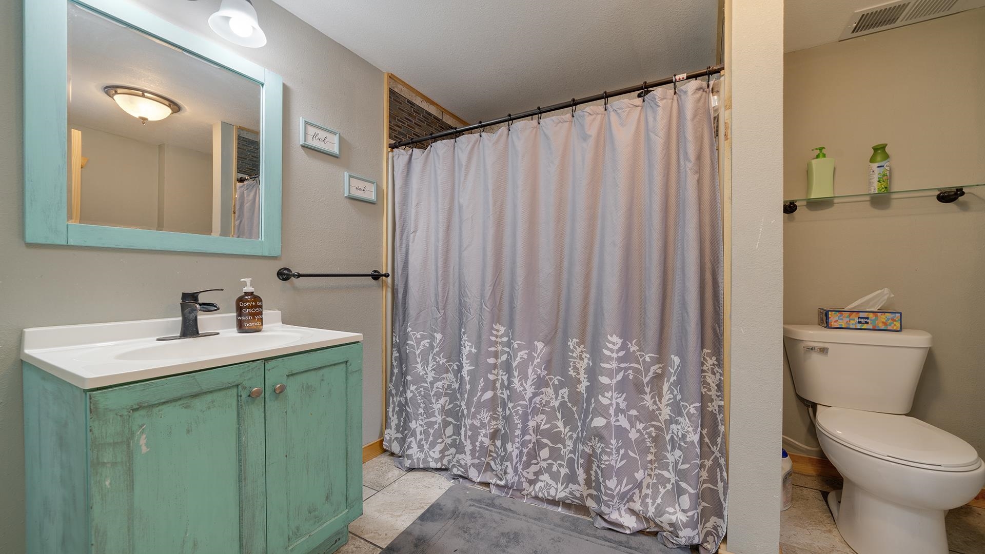 2063 Grand Detour Road Dixon, IL 61021 - Photo 24 of 44 a bathroom with a sink a toilet and shower