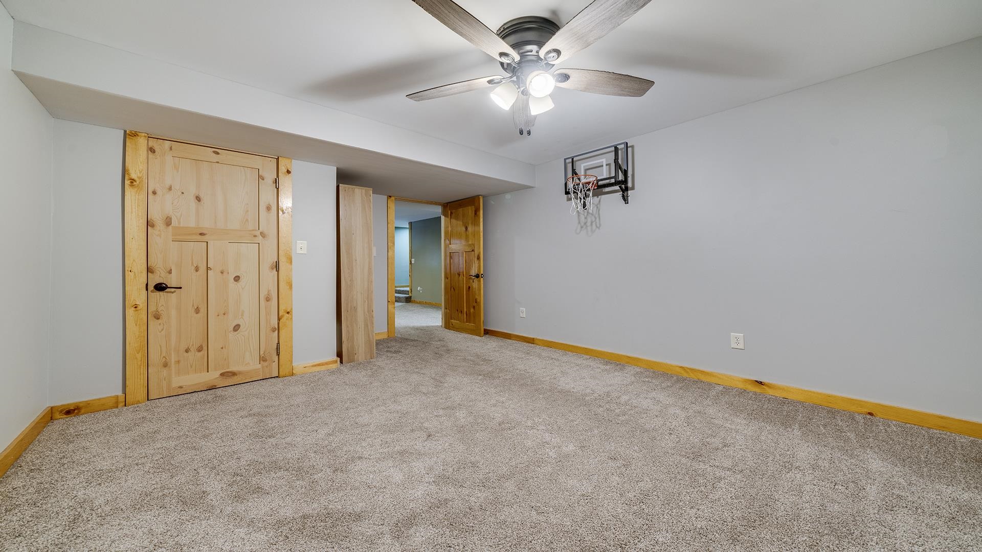 2063 Grand Detour Road Dixon, IL 61021 - Photo 29 of 44 an empty room with a ceiling fan and a window