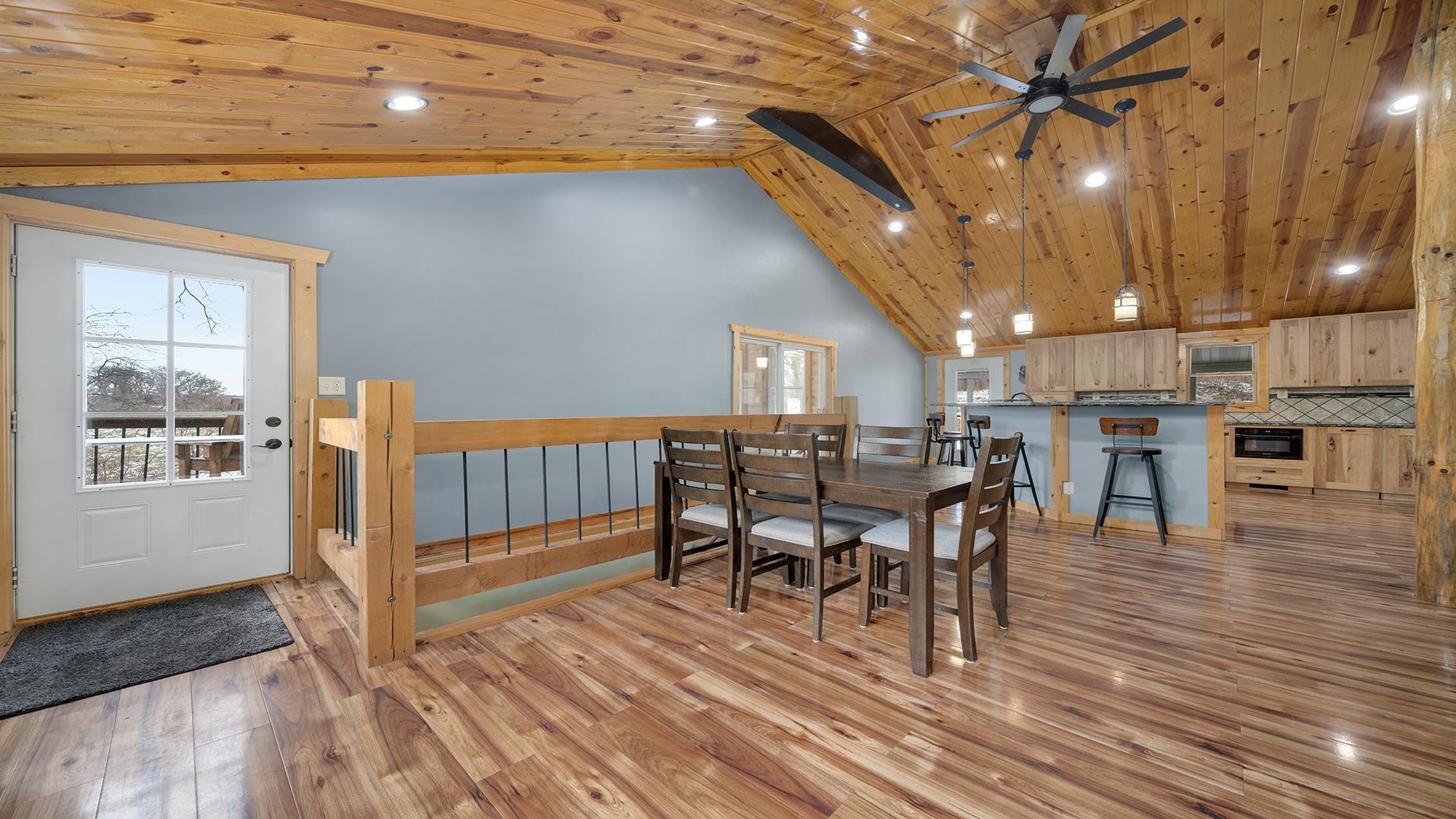2063 Grand Detour Road Dixon, IL 61021 - Photo 6 of 44 a view of a dining room with furniture and wooden floor