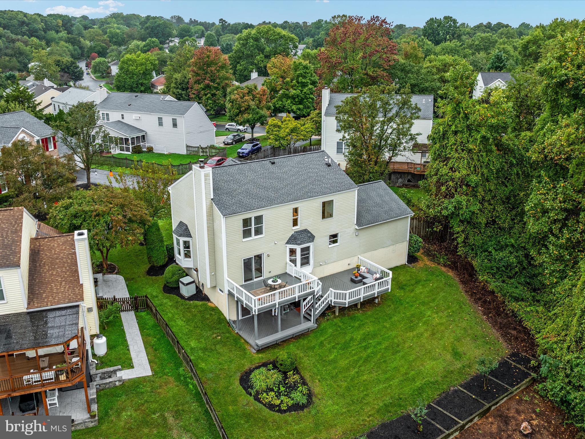 12535 Rock Ridge Road Herndon, VA 20170 - Photo 36 of 43 Bird's-Eye View Back