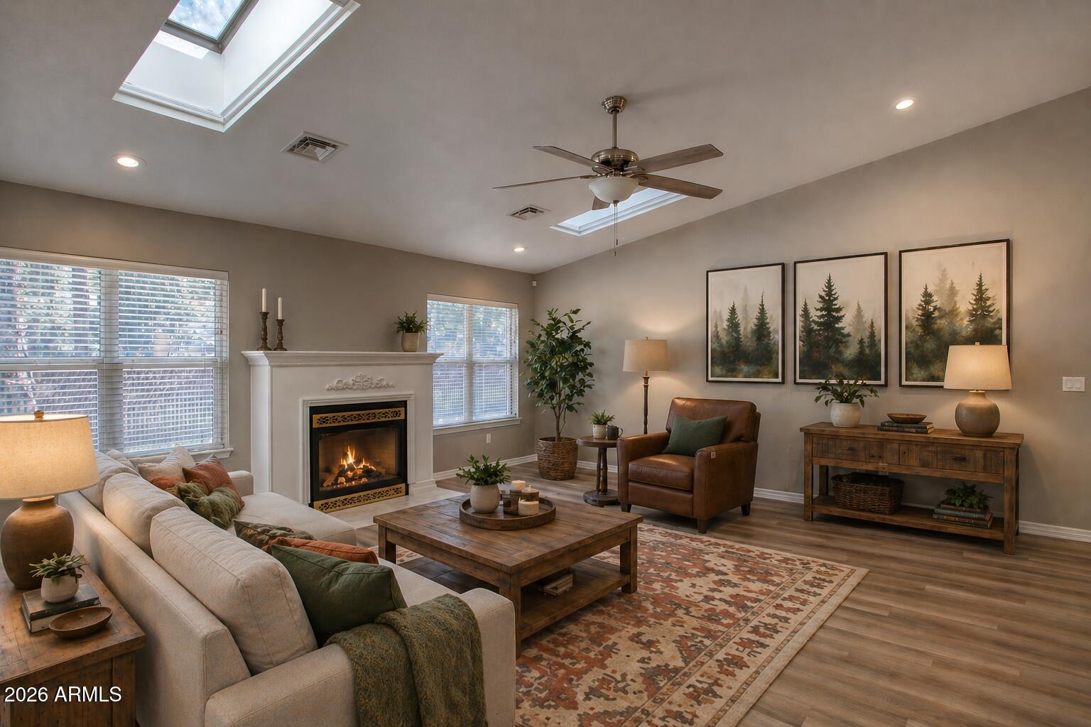 5349 Bear Run Road Lakeside, AZ 85929 - Photo 13 of 47 Living Room-Virtual Stage
