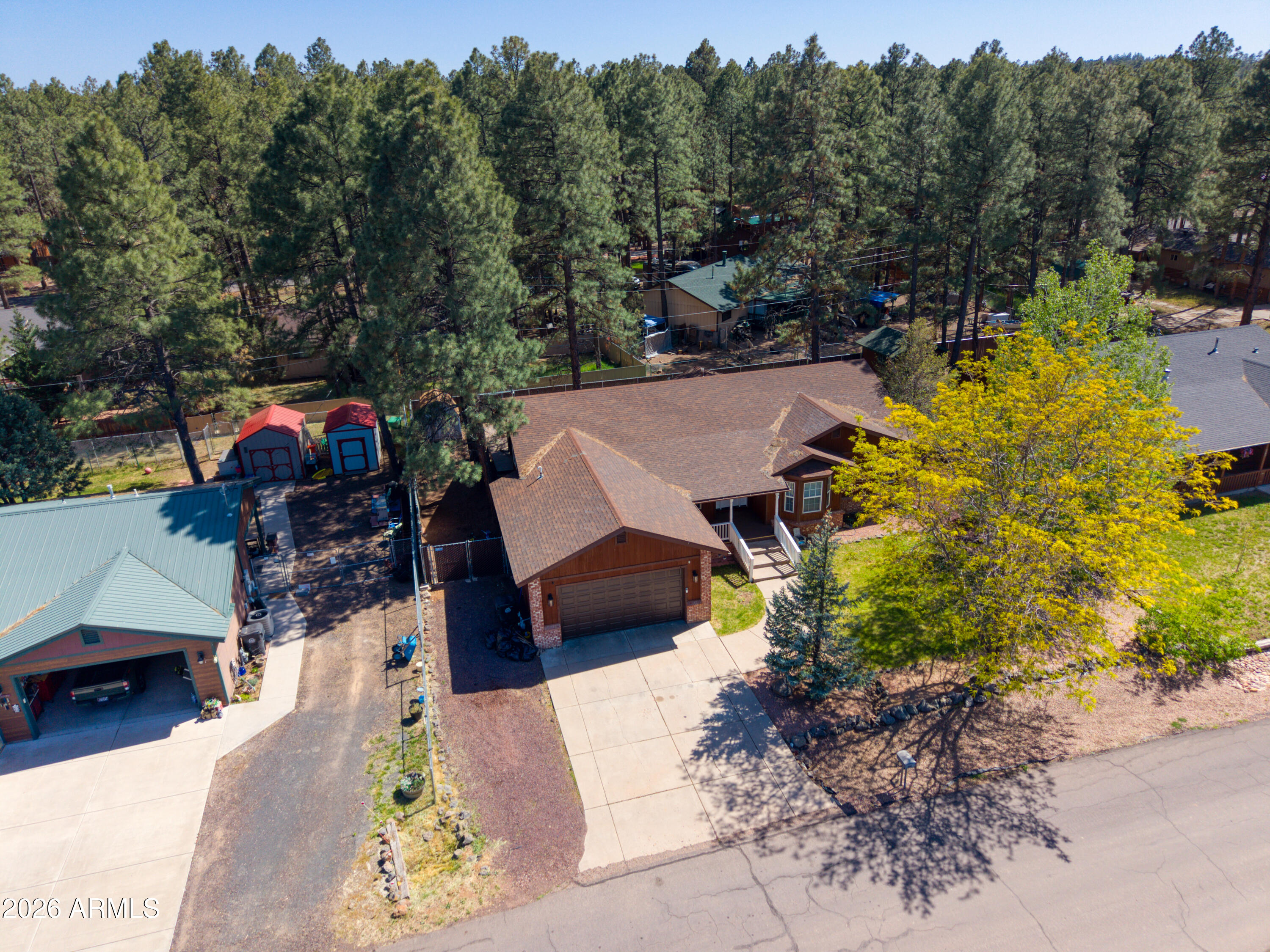 5349 Bear Run Road Lakeside, AZ 85929 - Photo 43 of 47 Aerial Front