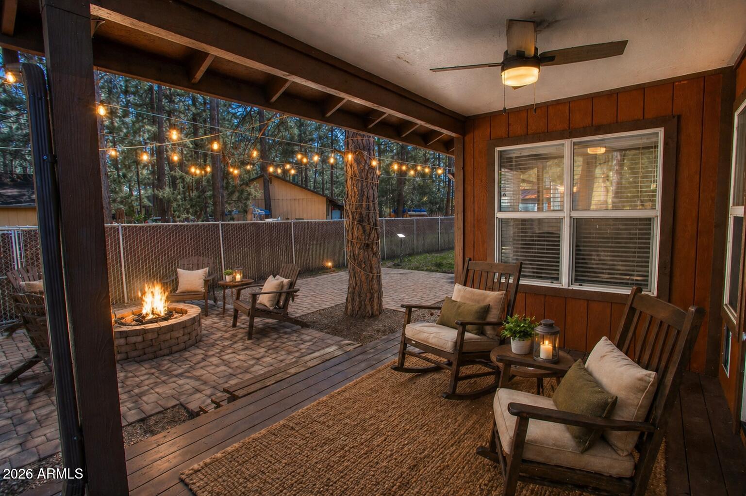 5349 Bear Run Road Lakeside, AZ 85929 - Photo 8 of 47 Backyard -Virtual Stage