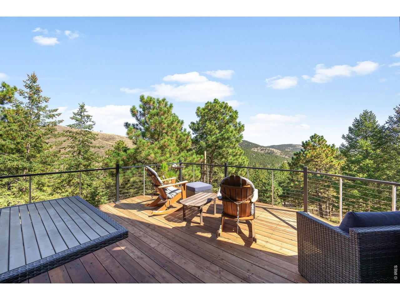 191 Alaska Road Boulder, CO 80302 - Photo 14 of 41 upper deck with amazing views