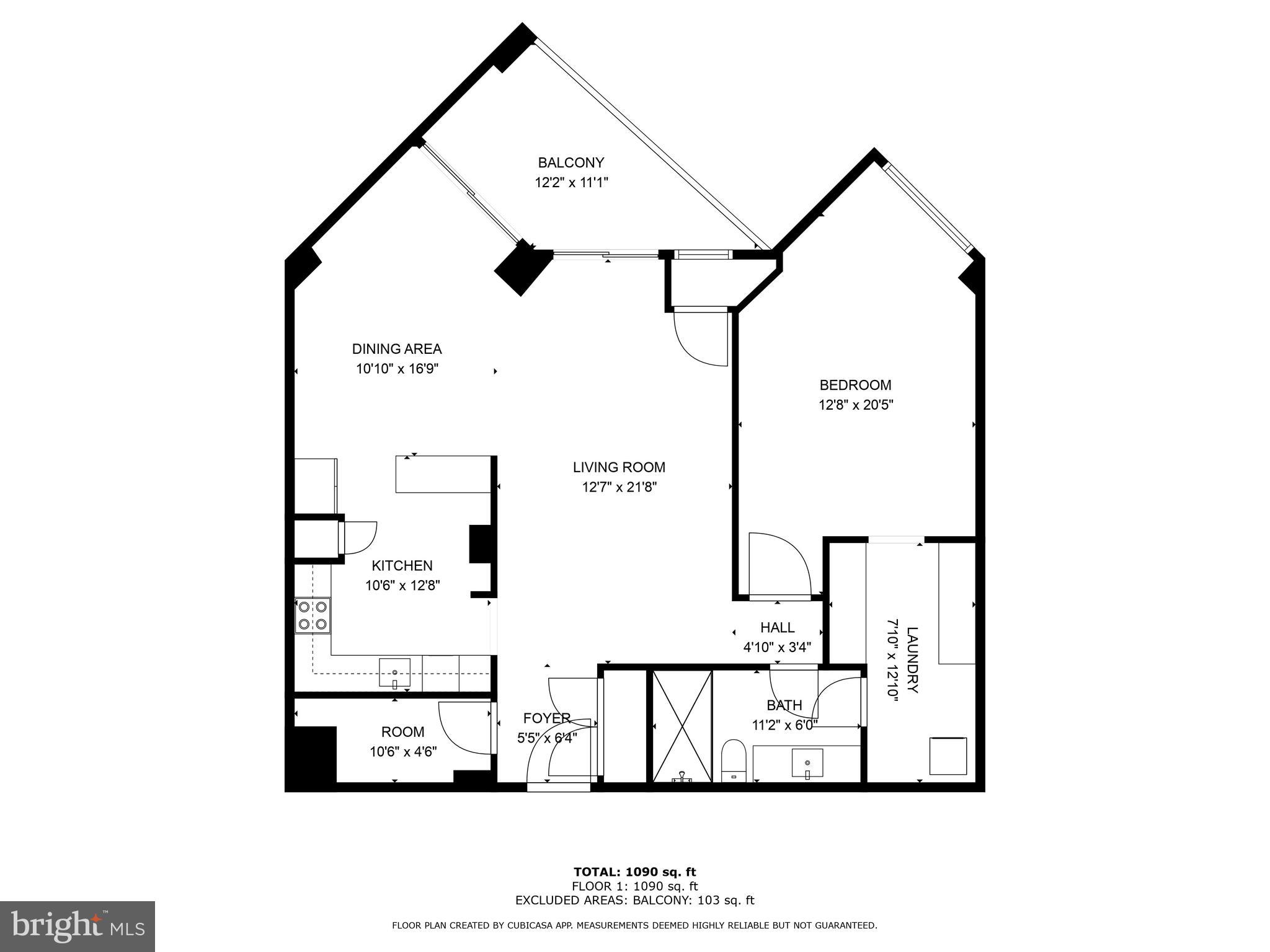 2515 Boston Street, Unit 201 Baltimore, MD 21224 - Photo 23 of 23 Floor Plan