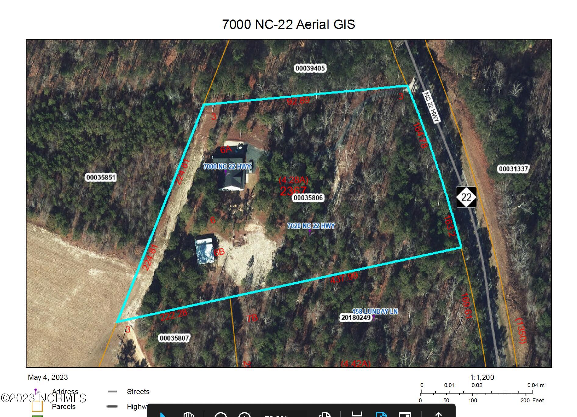 7000 Nc-22 Carthage, NC 28327 - Photo 31 of 35 GIS Aerial