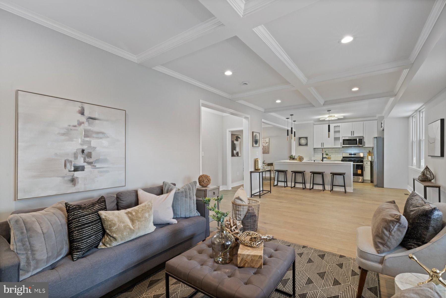 4632 Old Court Road Pikesville, MD 21208 - Photo 4 of 34 a living room with furniture and wooden floor