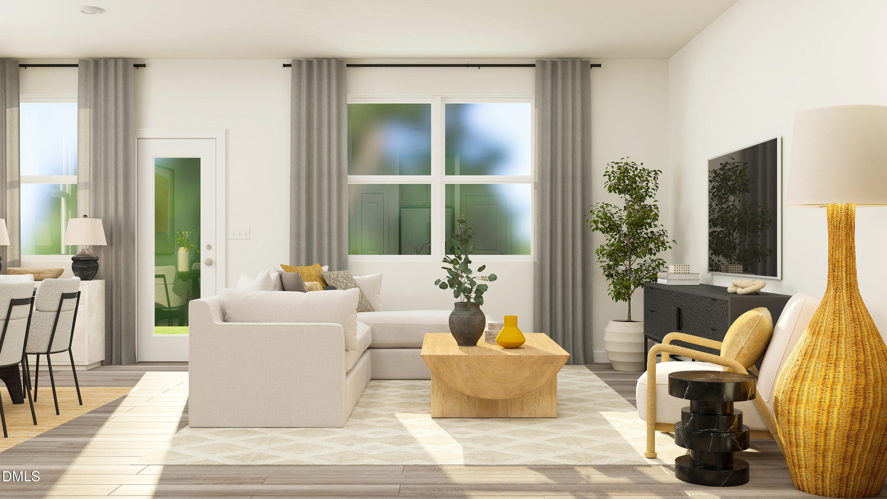 127 Tree Moss Court Rolesville, NC 27571 - Photo 5 of 19 a living room with furniture and a large window