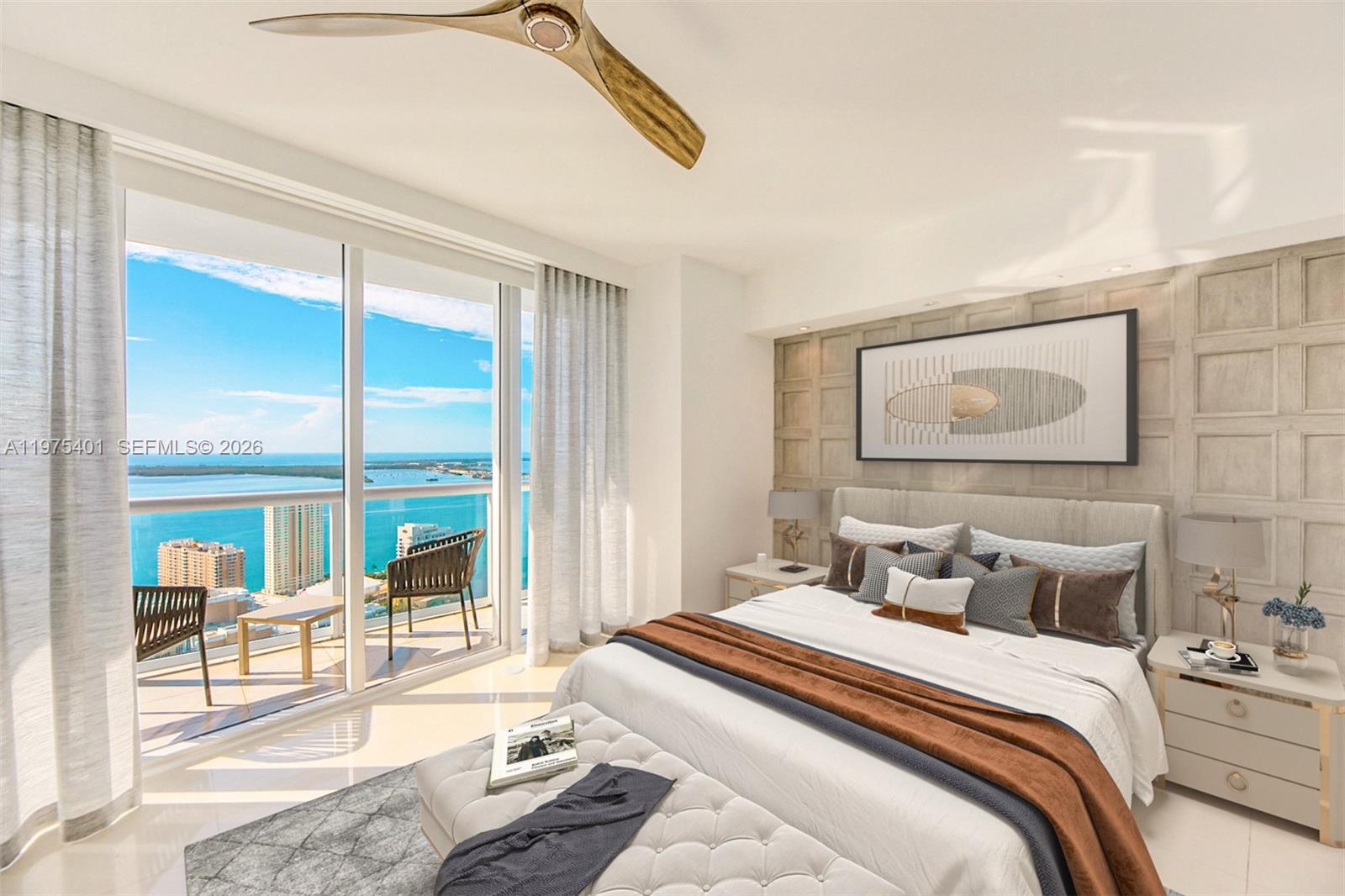 465 Brickell Avenue, Unit 4301 Miami, FL 33131 - Photo 16 of 45 Digitally Stagged