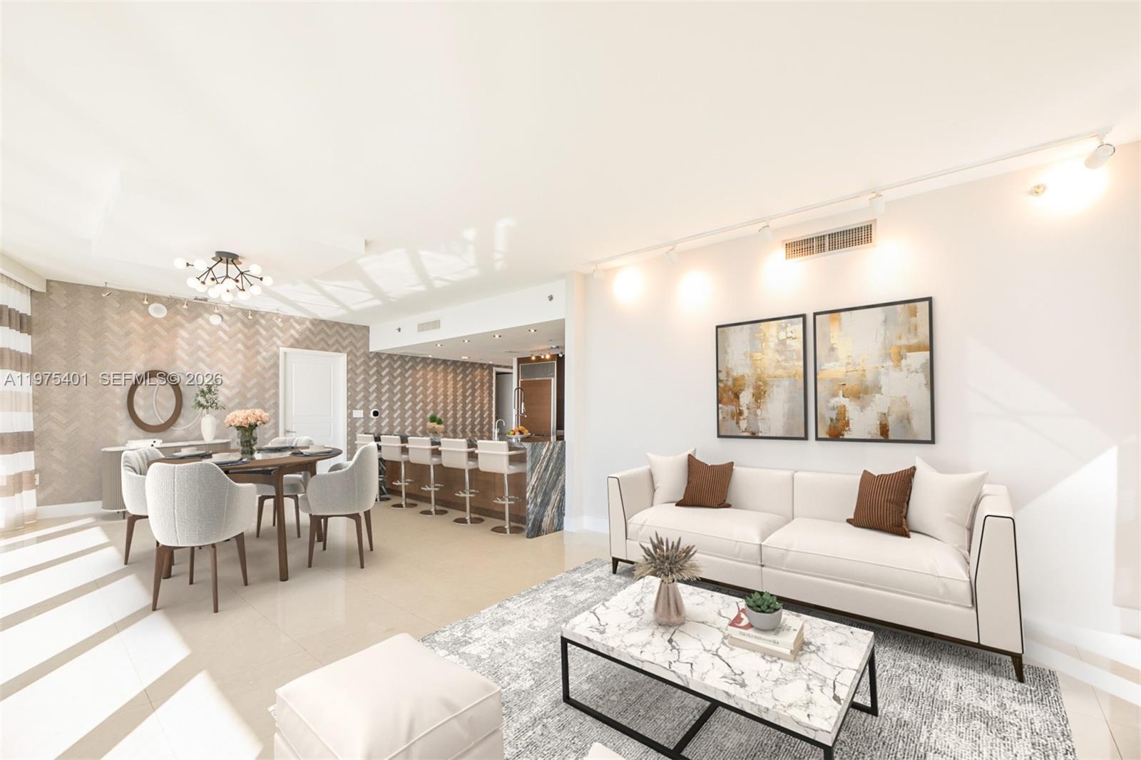 465 Brickell Avenue, Unit 4301 Miami, FL 33131 - Photo 10 of 45 Digitally Stagged