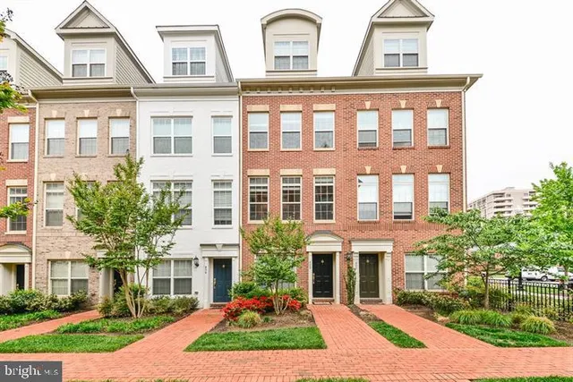 a front view of a building