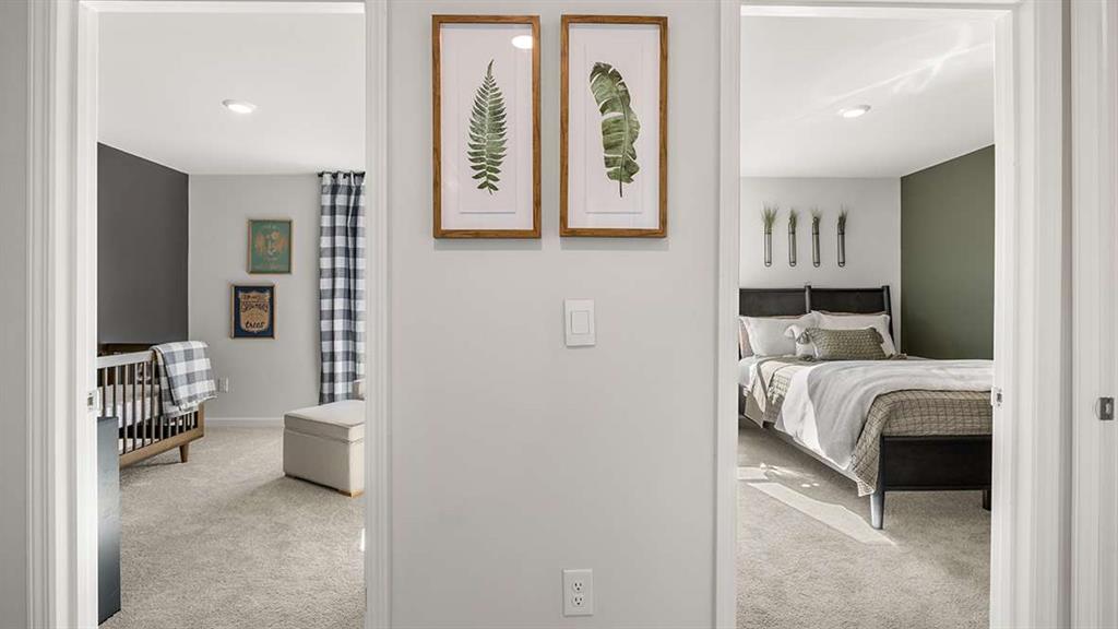 3566 Matthew Court Decatur, GA 30030 - Photo 13 of 18 a bedroom with a bed and a view of bathroom