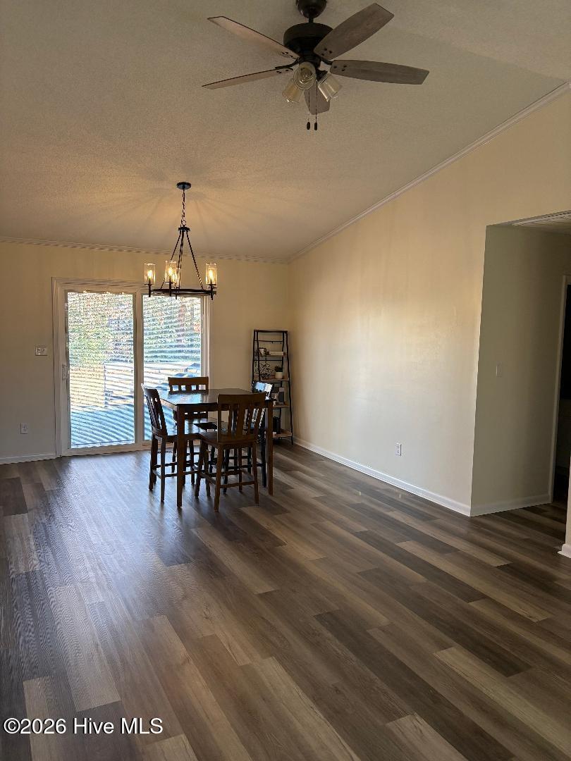 2004 Cedar Point Circle Elizabeth City, NC 27909 - Photo 9 of 19 Kitchen is to the left and living room at the other end. Sliders to the deck.