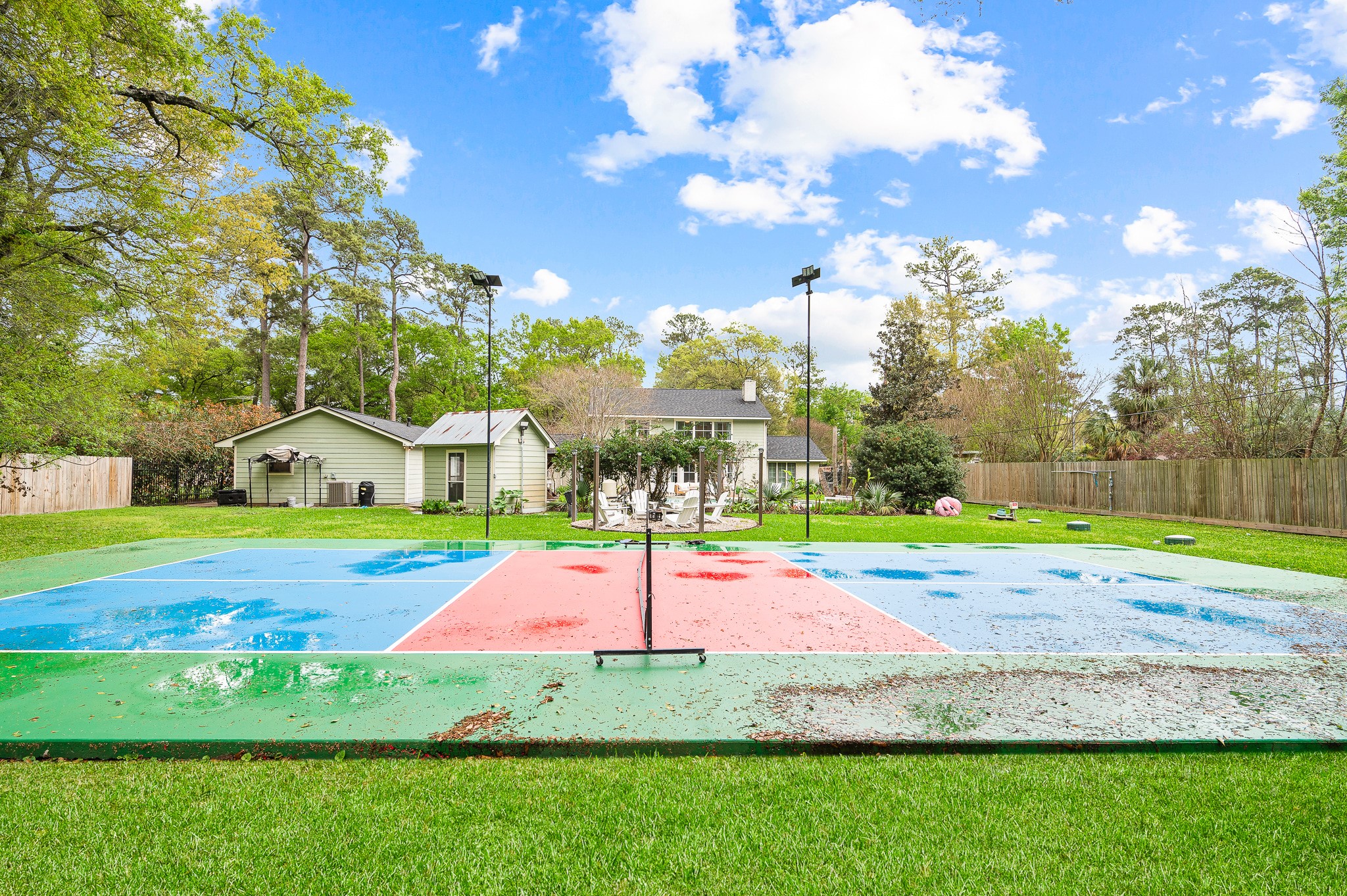 16811 Waycreek Road Houston, TX 77068 - Photo 18 of 50 Enjoy the brand-new pickleball court, perfect for fun with family and guests.