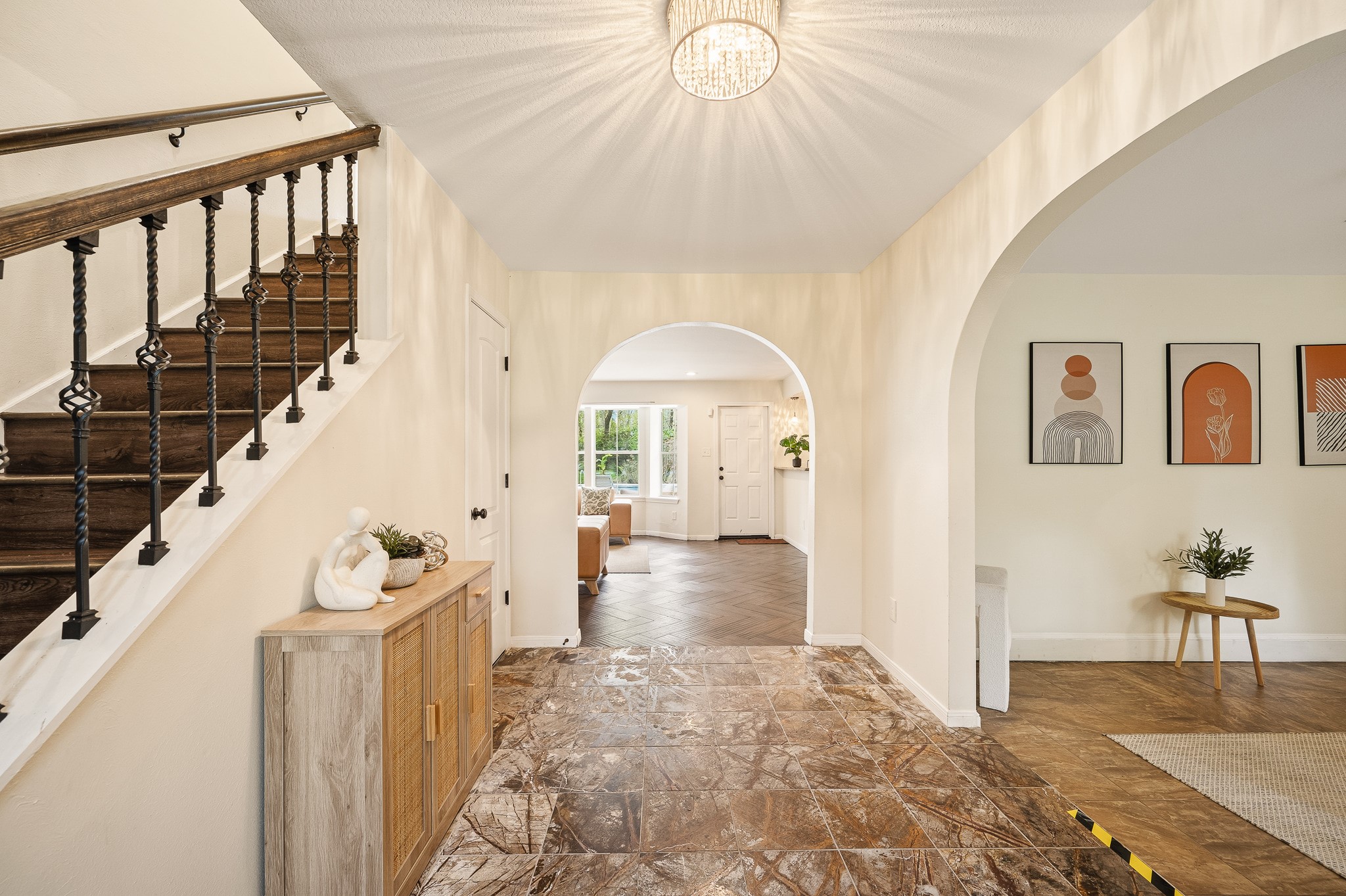 16811 Waycreek Road Houston, TX 77068 - Photo 20 of 50 Step into a bright and welcoming foyer that offers a beautiful view from the front entrance, Home Sweet Home