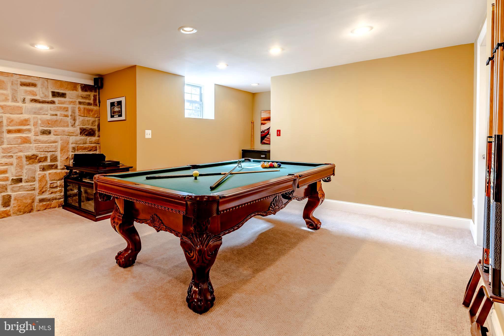 411 Linville Road Media, PA 19063 - Photo 23 of 33 Very large lower level Media/family room