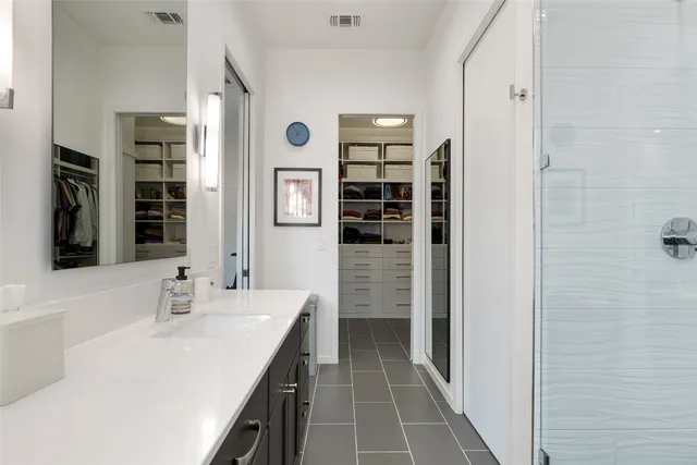 a view of a table and chair on the balcony