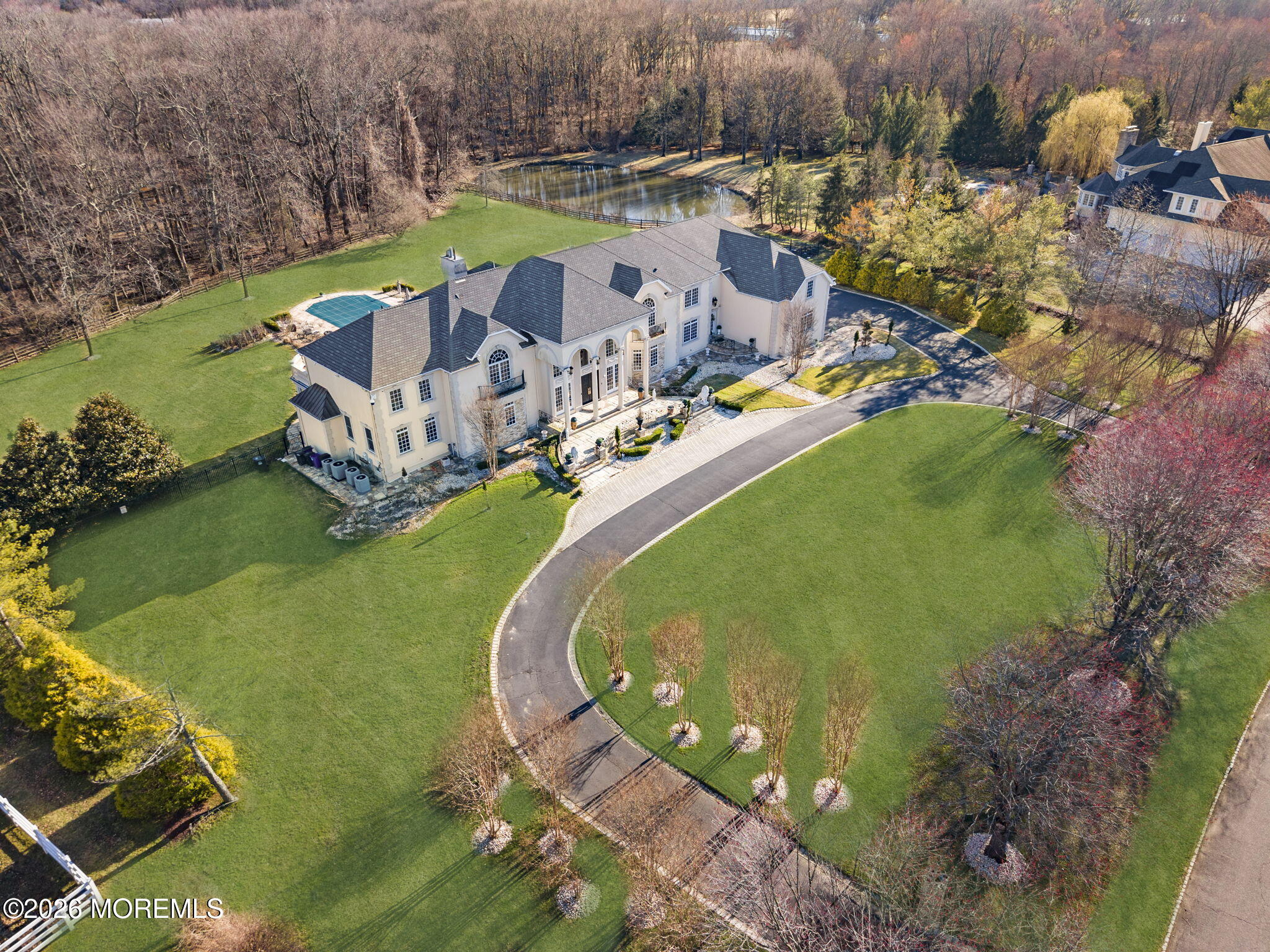 4 Squan Song Lane Colts Neck, NJ 07722 - Photo 3 of 45 an aerial view of a house with outdoor space