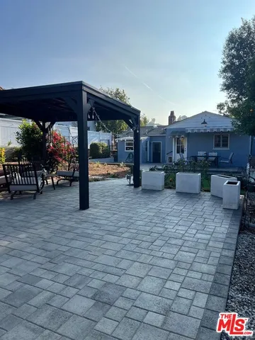 a view of outdoor space with seating area