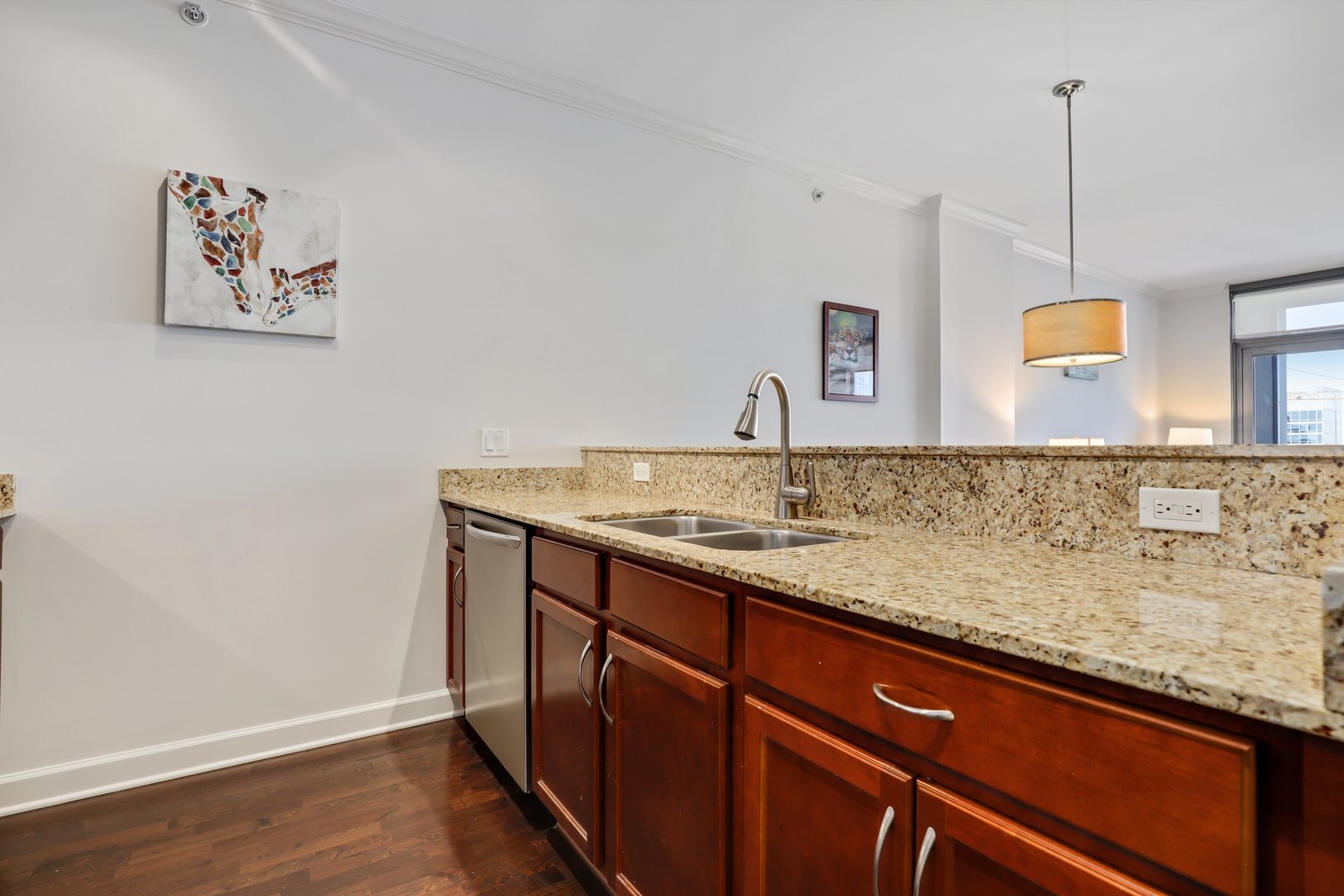 100 East 14th Street, Unit 1908 Chicago, IL 60605 - Photo 10 of 20 a bathroom with a sink and a mirror