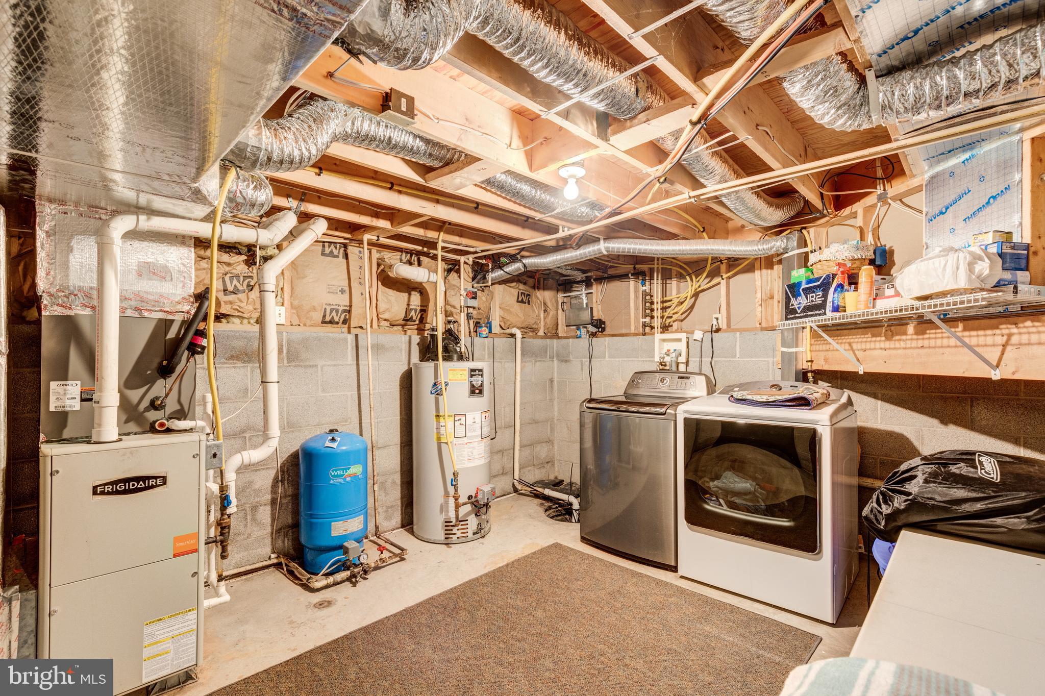 2255 Harney Road Littlestown, PA 17340 - Photo 26 of 50 Lower level utility area and laundry hookup