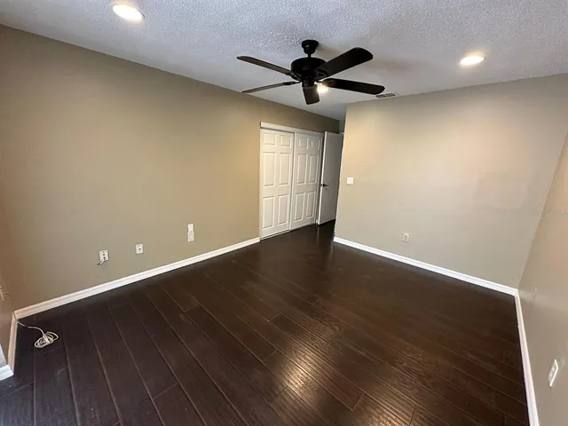 wooden floor in an empty room