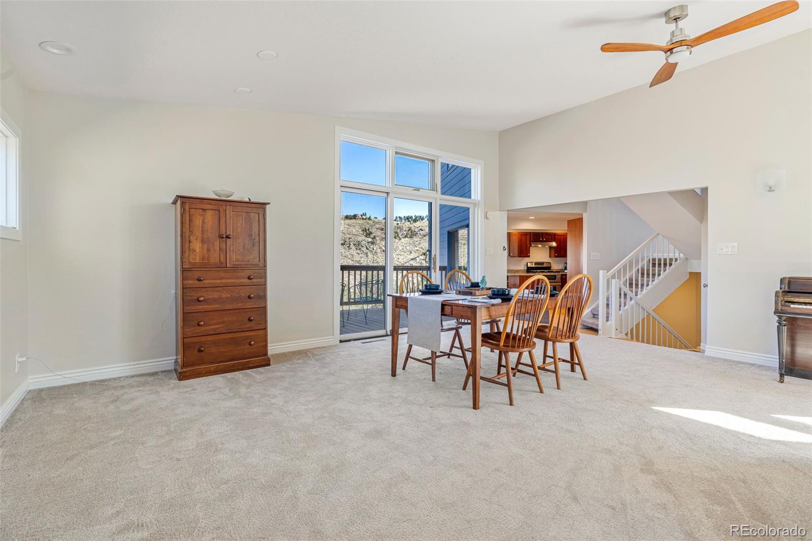 319 Camino Bosque Boulder, CO 80302 - Photo 13 of 44 a view of a livingroom with furniture and a garage