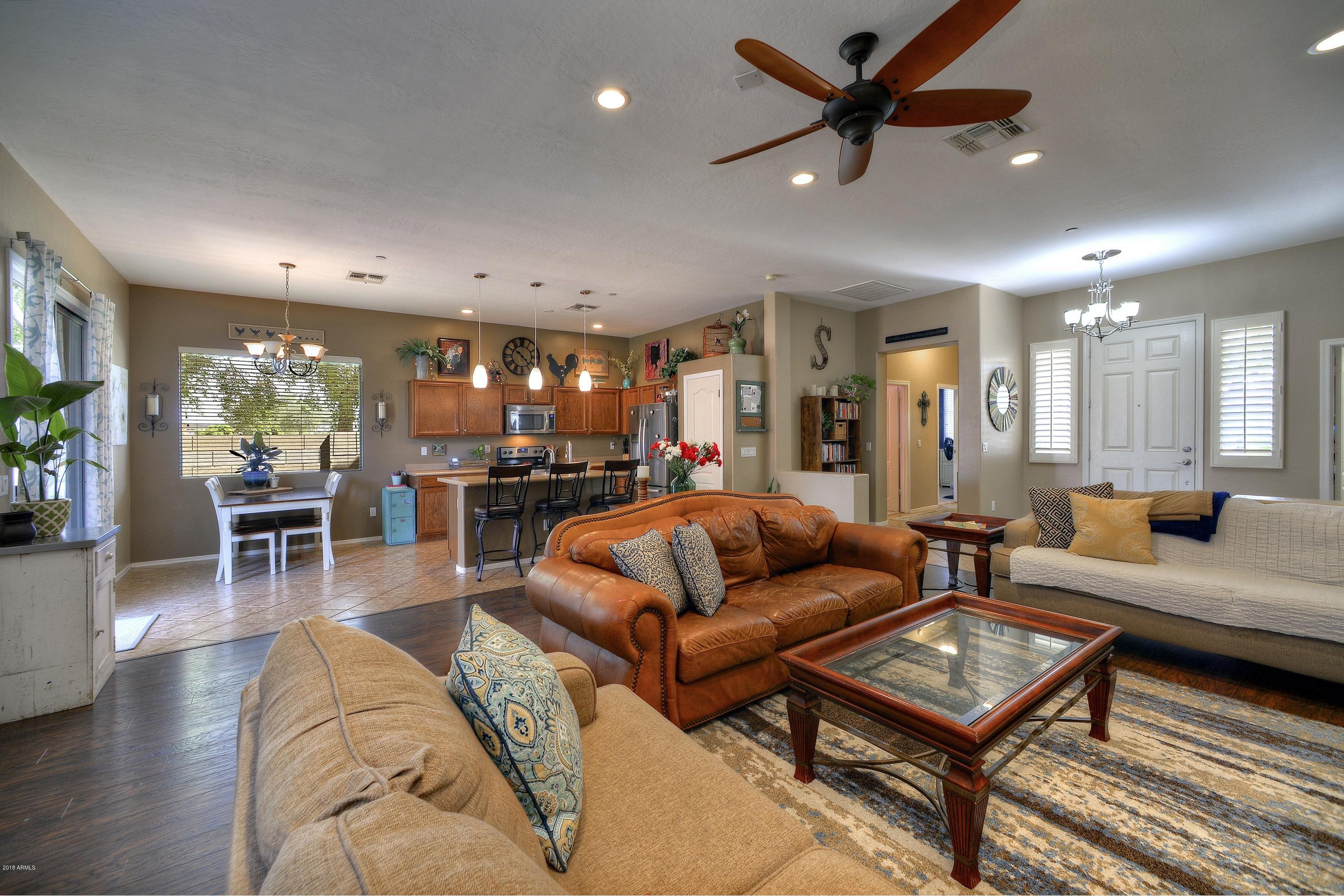 1502 North Rochester Drive Gilbert, AZ 85234 - Photo 11 of 25 Great Room & Kitchen