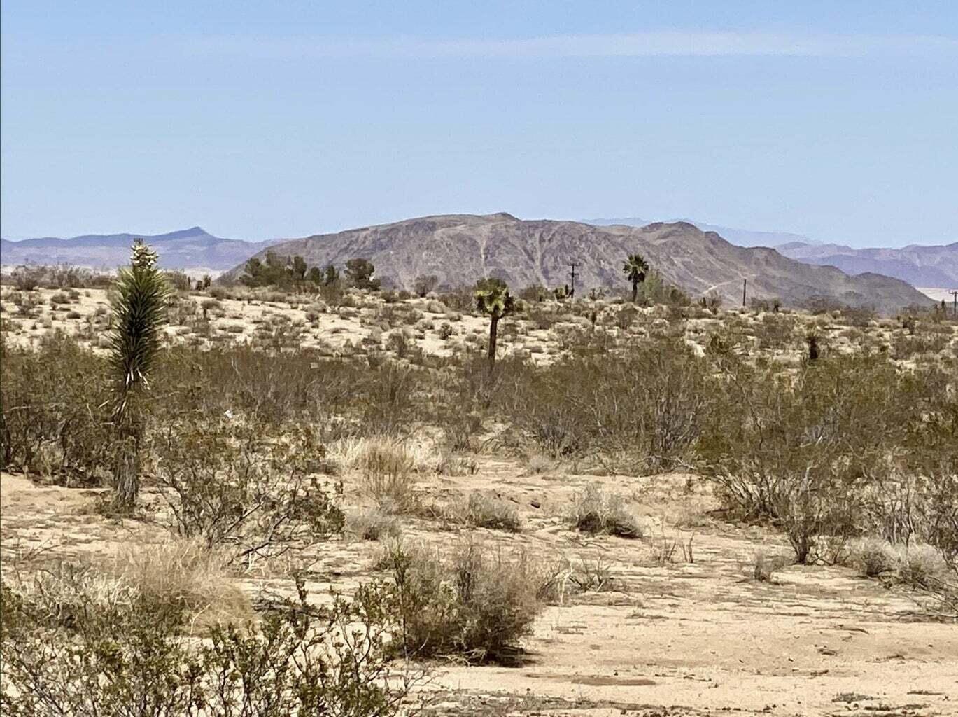 205 Old Woman Springs Road Yucca Valley, CA 92284 - Photo 15 of 33 a view of a mountain range in a cloudy sky