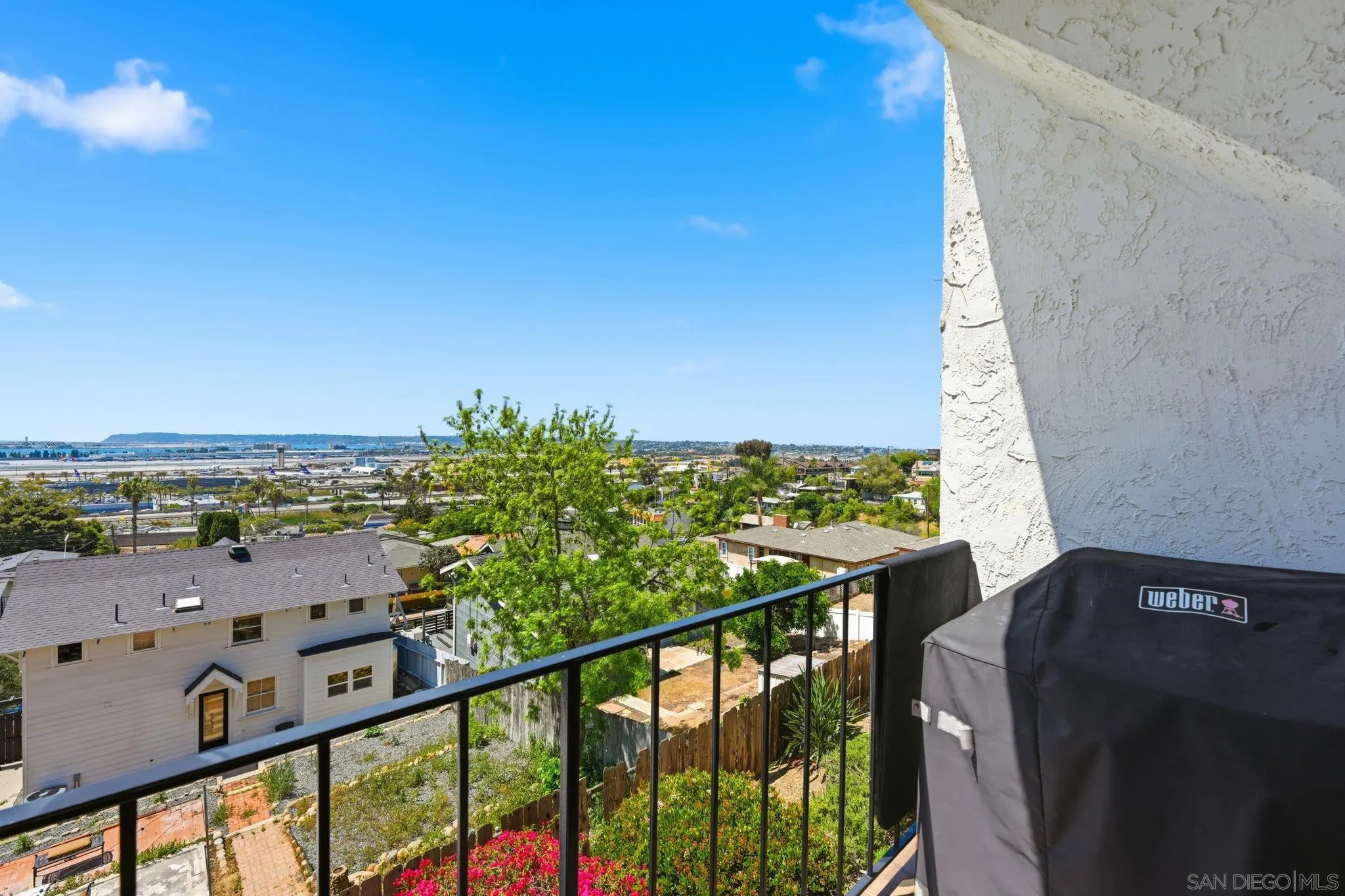 1663 Guy Street San Diego, CA 92103 - Photo 15 of 30 a view of a balcony with an ocean view