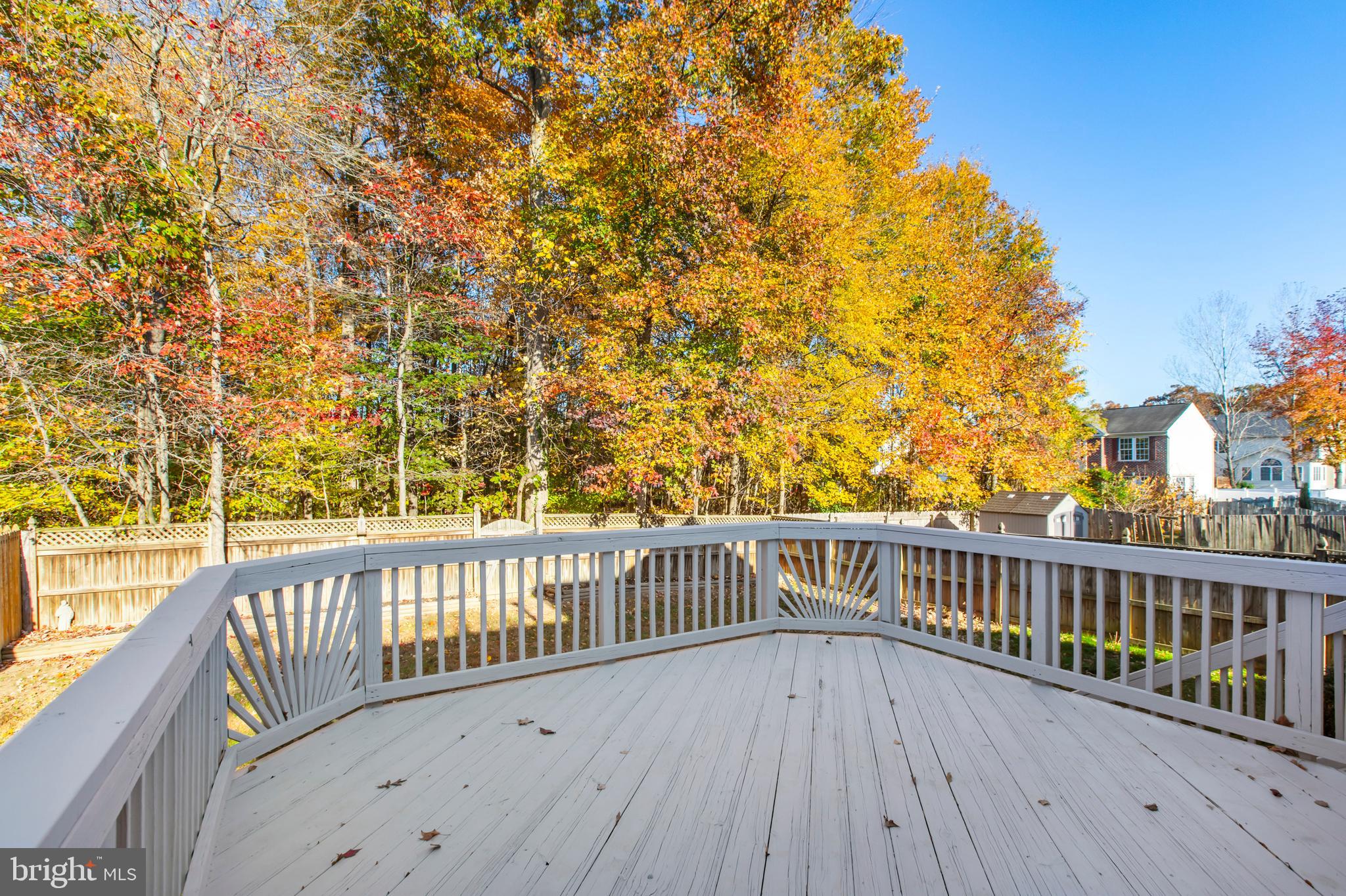 2826 Profitt Path Edgewood, MD 21040 - Photo 15 of 50 a view of deck with wooden floor and fence