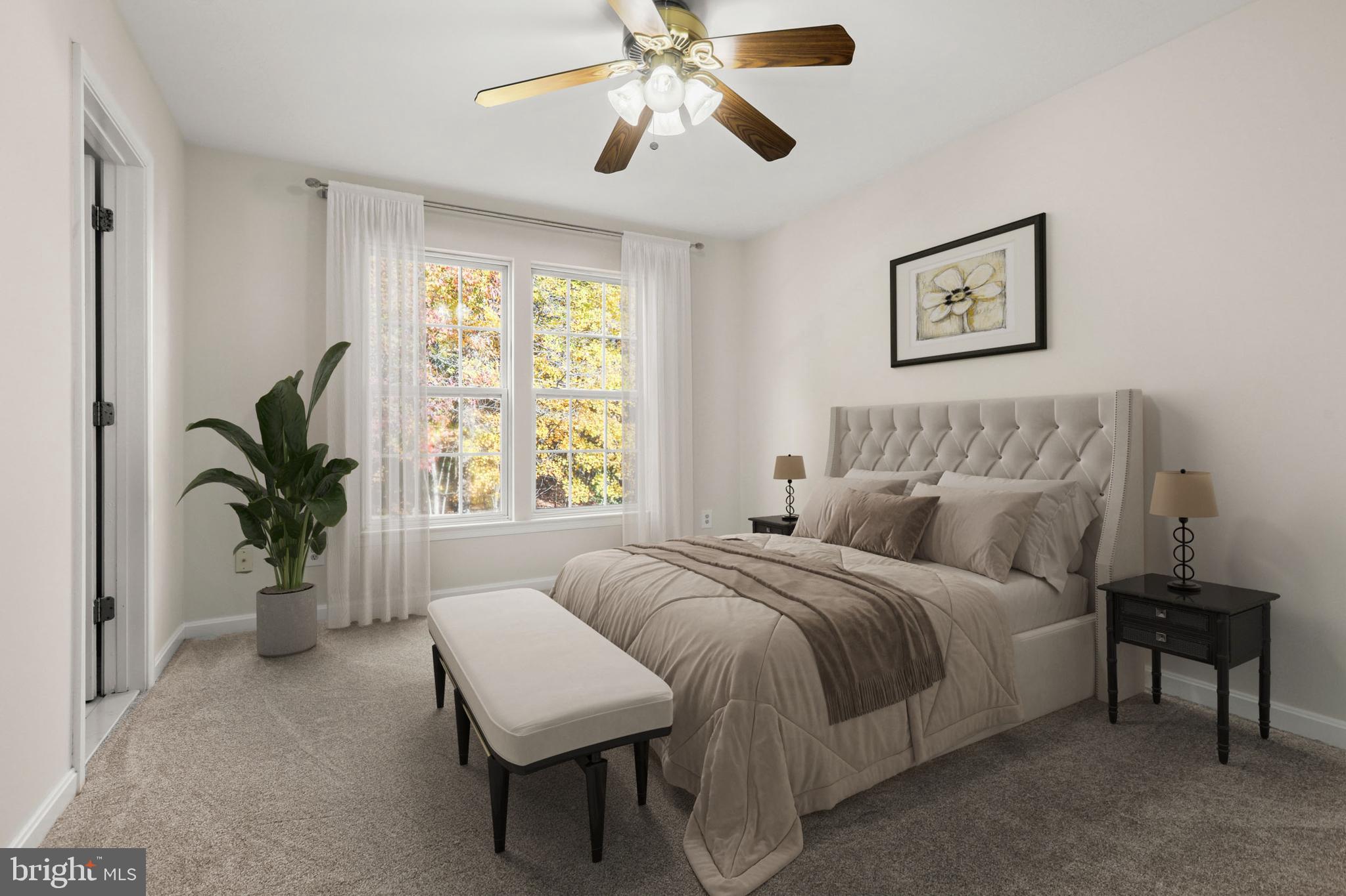 2826 Profitt Path Edgewood, MD 21040 - Photo 19 of 50 a bedroom with bed and a window