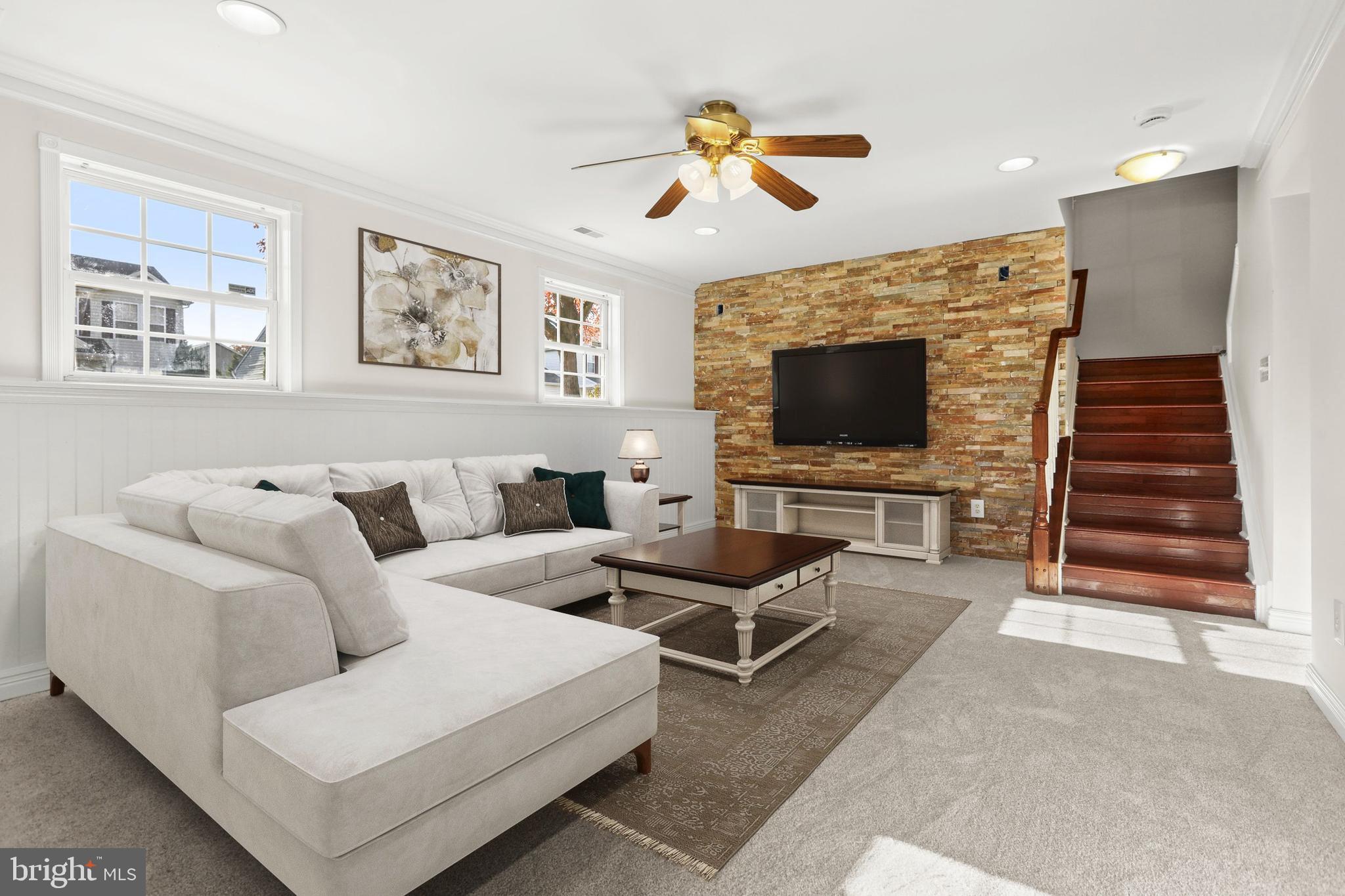 2826 Profitt Path Edgewood, MD 21040 - Photo 30 of 50 a living room with furniture and a flat screen tv