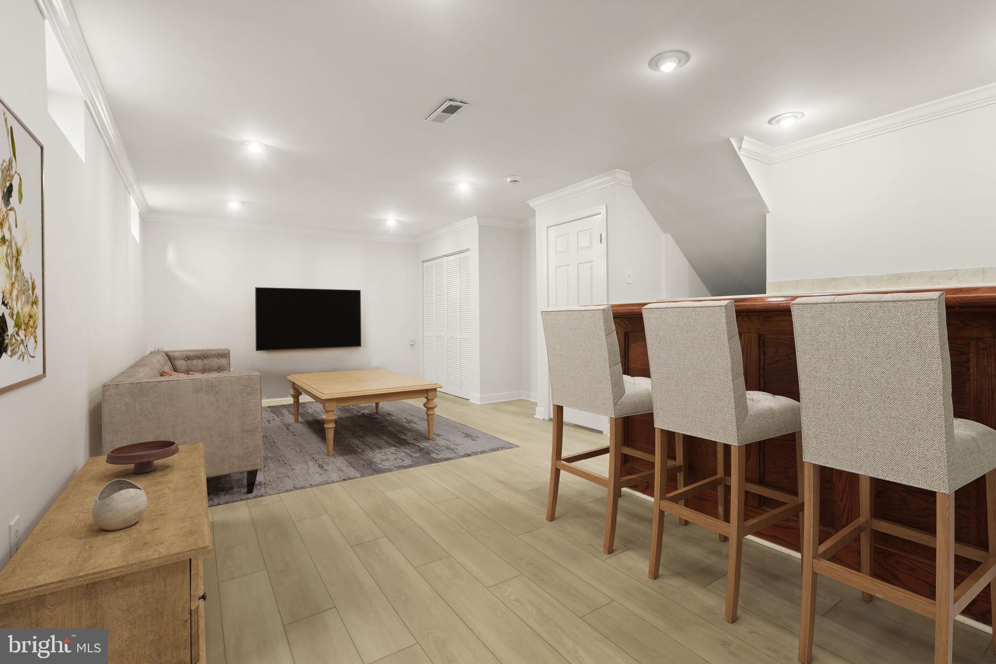 2826 Profitt Path Edgewood, MD 21040 - Photo 38 of 50 a living room with furniture and a flat screen tv