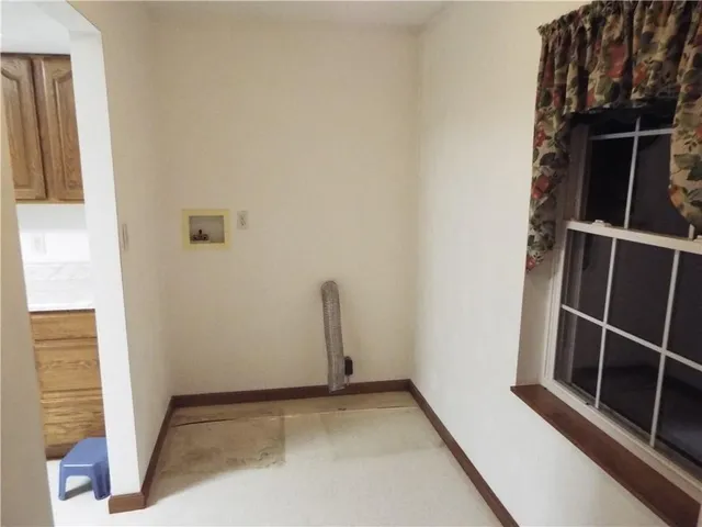 a view of an empty room