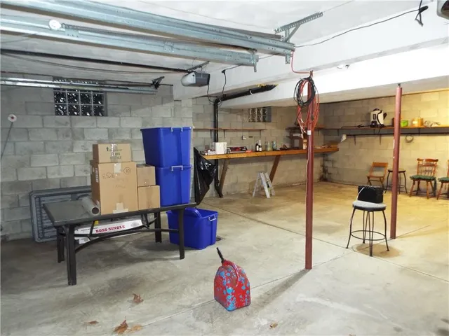 a view of storage and utility room