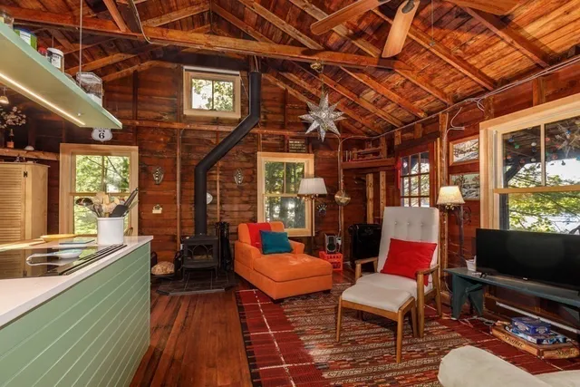 a outdoor space with patio furniture