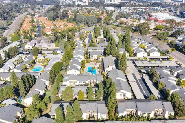 an aerial view of residential building