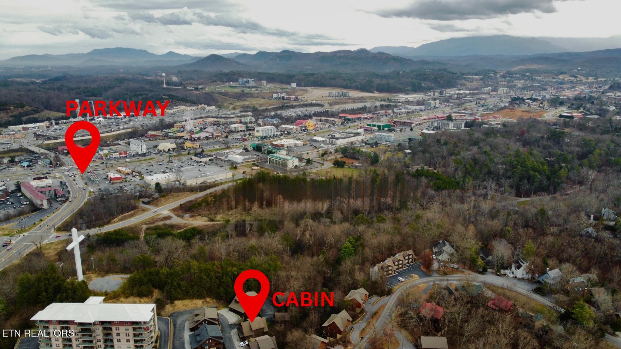 326 Big Bear Way Pigeon Forge, TN 37863 - Photo 2 of 42 DRONE 326 BB