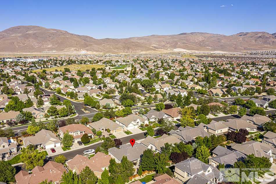 9667 Shadowstone Way Reno, NV 89521 - Photo 28 of 30 an aerial view of residential houses and outdoor space